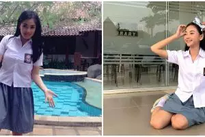 Pesona 10 seleb pakai seragam SMA, Nindy Ayunda curi perhatian