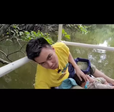 Momen kocak Baim Wong jagain anak © Instagram Momen kocak Baim Wong jagain anak © Instagram