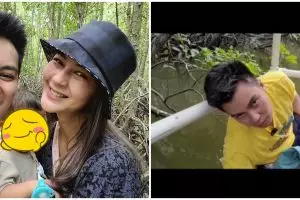 Paula Verhoeven sibuk foto, momen Baim Wong jaga anak tidur ini kocak