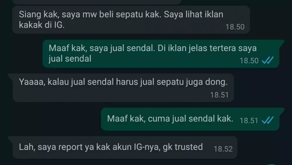 chat cari barang nggak dijual Berbagai sumber
