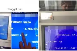 12 Potret sisa saldo ATM ala warganet ini bikin ngelus dada