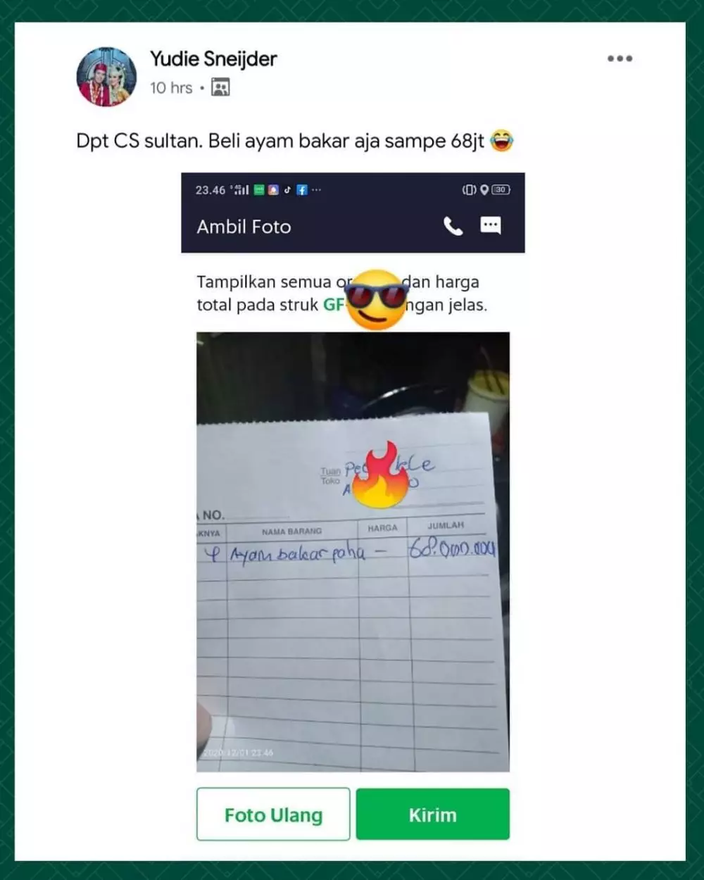 Harga dagangan mahal berbagai sumber