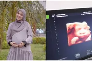 5 Momen Vebby Palwinta umumkan jenis kelamin bayi, penuh kebahagiaan