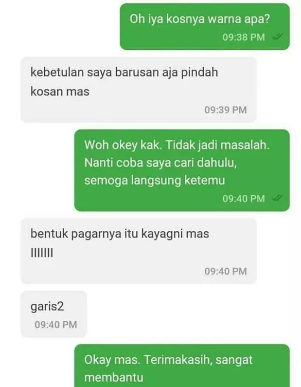 Chat petunjuk lokasi ojol berbagai sumber