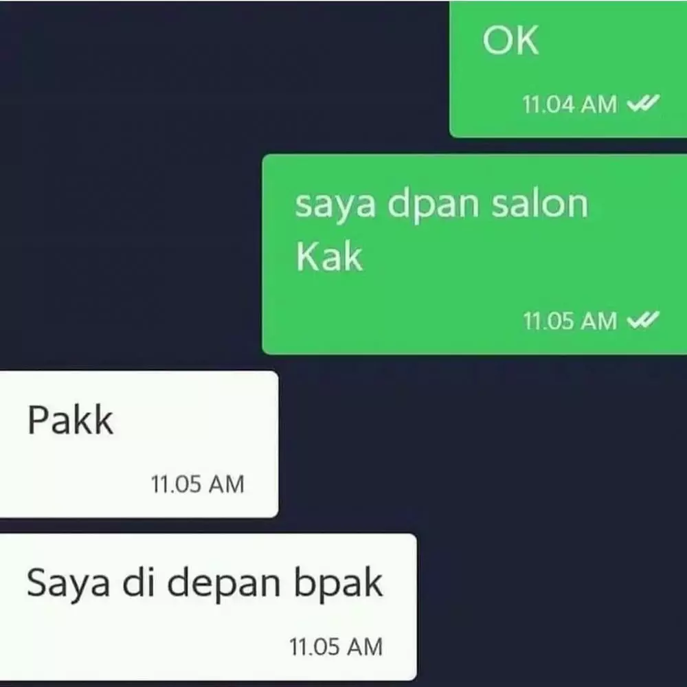 Chat petunjuk lokasi ojol berbagai sumber