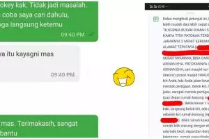 10 Chat petunjuk lokasi customer ojek online ini bikin senyum kesal
