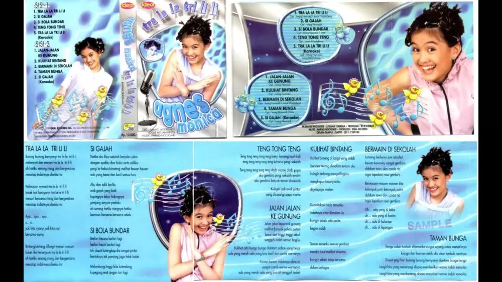 Potret lawas Agnez Mo di acara Tralala Trilili © 2020 brilio.net