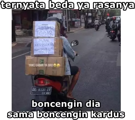 meme jomblo naik motor Berbagai sumber