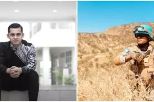 10 Potret Briptu Nabhani, polisi viral yang mengajar ngaji di Sudan