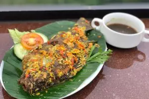 Mencicipi ikan mujair nyat nyat khas Kintamani, nikmatnya tiada dua