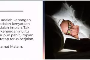 40 Kata-kata selamat malam bikin baper, cocok untuk orang tersayang