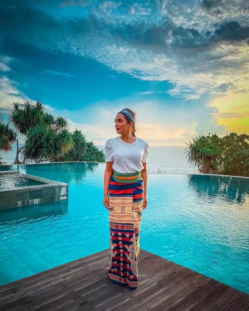Potret Ashanty dengan kain Sumba © Instagram Potret Ashanty dengan kain Sumba © Instagram