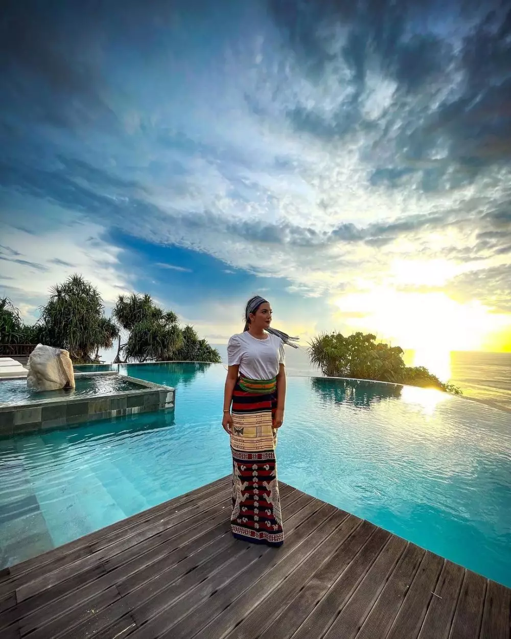 Potret Ashanty dengan kain Sumba © Instagram Potret Ashanty dengan kain Sumba © Instagram