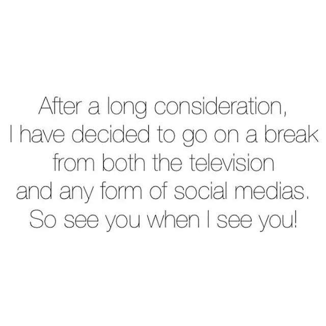 cerita seleb rehat dari media sosial © Instagram