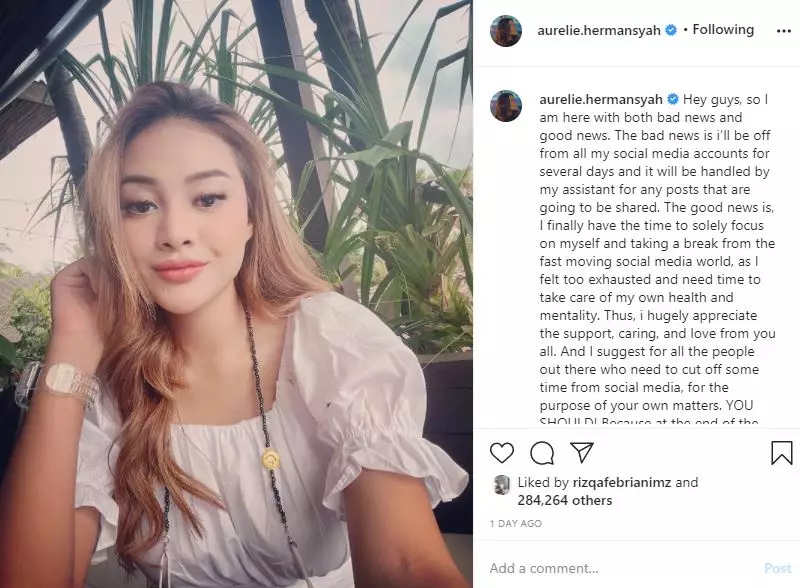 cerita seleb rehat dari media sosial © Instagram