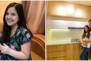 8 Potret dapur baru Tasya Kamila, elegan dengan nuansa cokelat