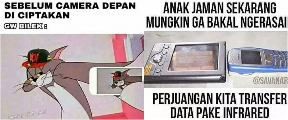 10 Meme ketika HP belum secanggih sekarang, bikin senyum nostalgia