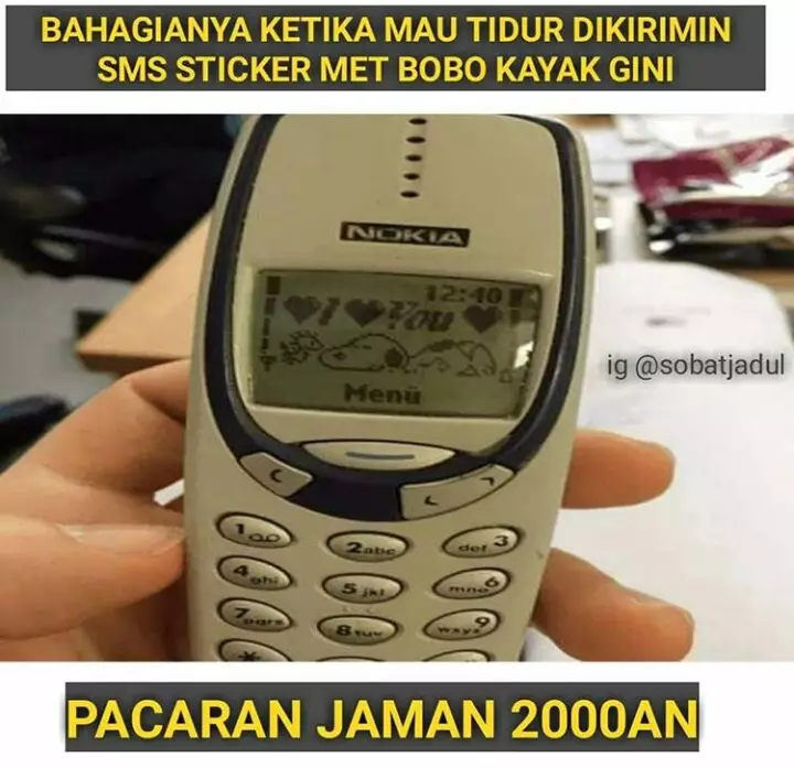 Meme ketika hp nggak canggih Berbagai sumber