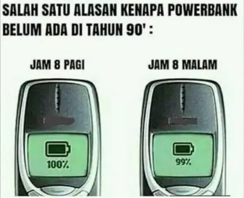 Meme ketika hp nggak canggih Berbagai sumber
