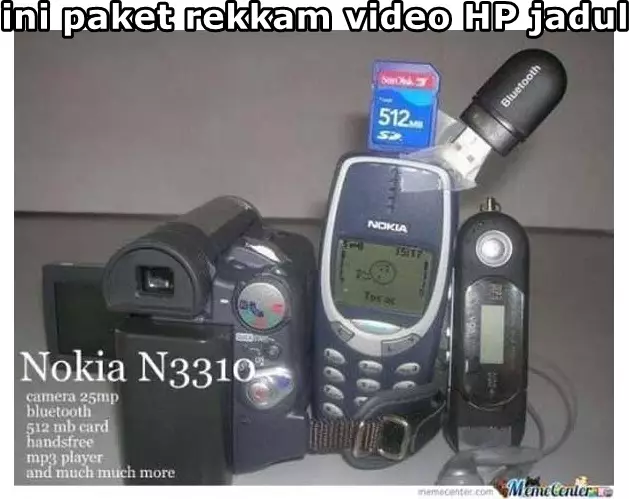 Meme ketika hp nggak canggih Berbagai sumber