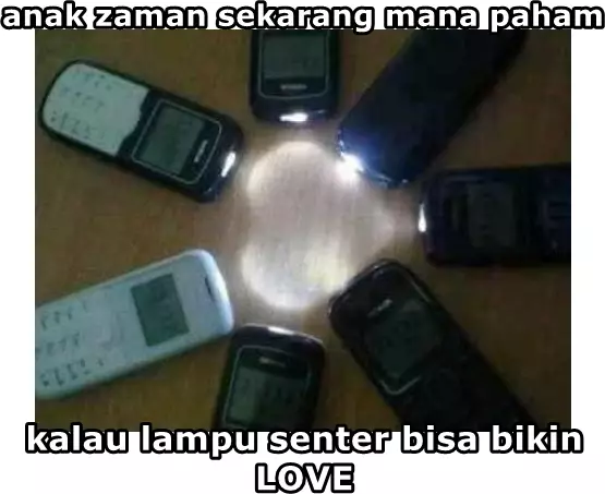 Meme ketika hp nggak canggih Berbagai sumber