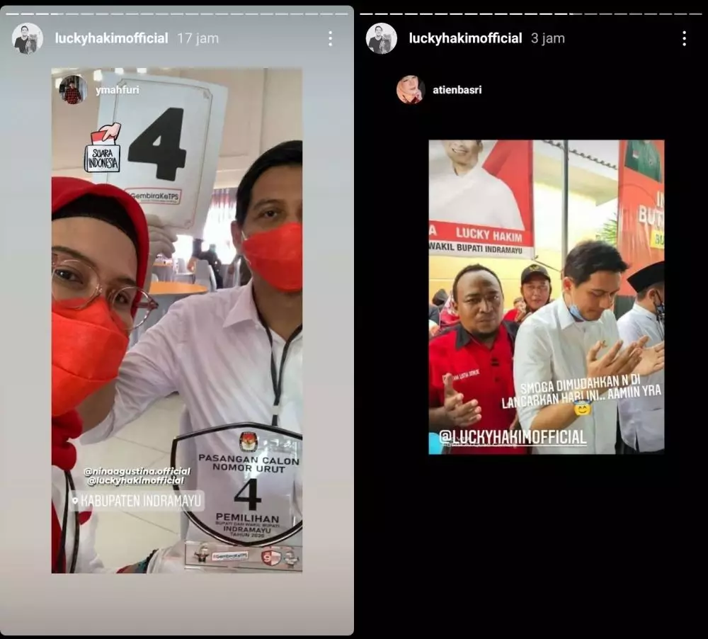 Seleb menunggu hasil coblosan © 2020 brilio.net Seleb menunggu hasil coblosan © 2020 brilio.net