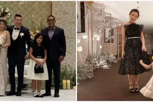 Gaya 8 seleb dan anaknya kondangan bareng, stylish abis