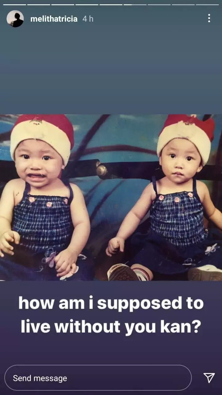 potret kenangan melisha dengan melitha © Instagram