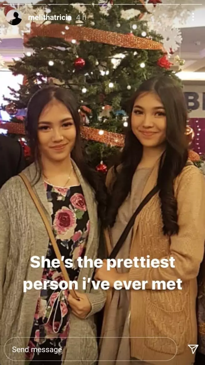 potret kenangan melisha dengan melitha © Instagram