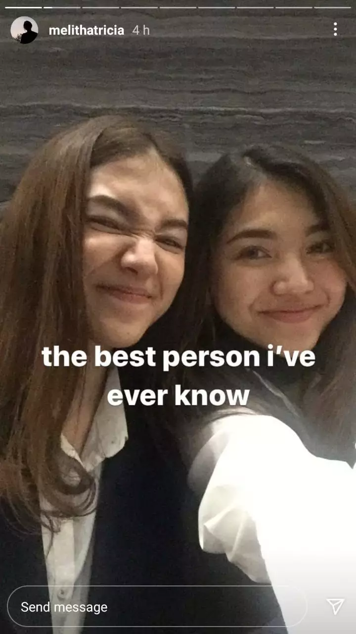 potret kenangan melisha dengan melitha © Instagram