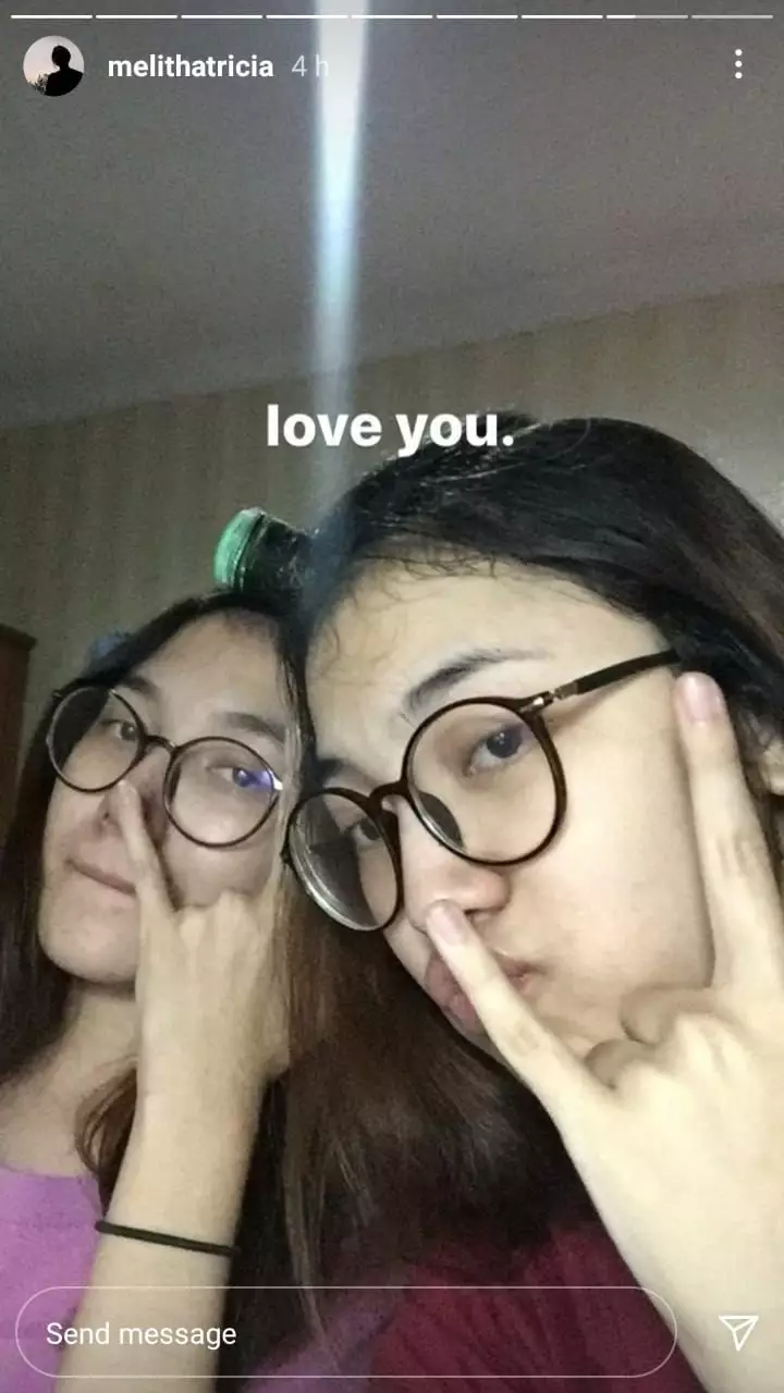 potret kenangan melisha dengan melitha © Instagram