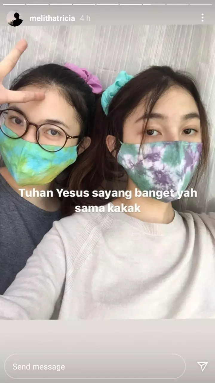 potret kenangan melisha dengan melitha © Instagram