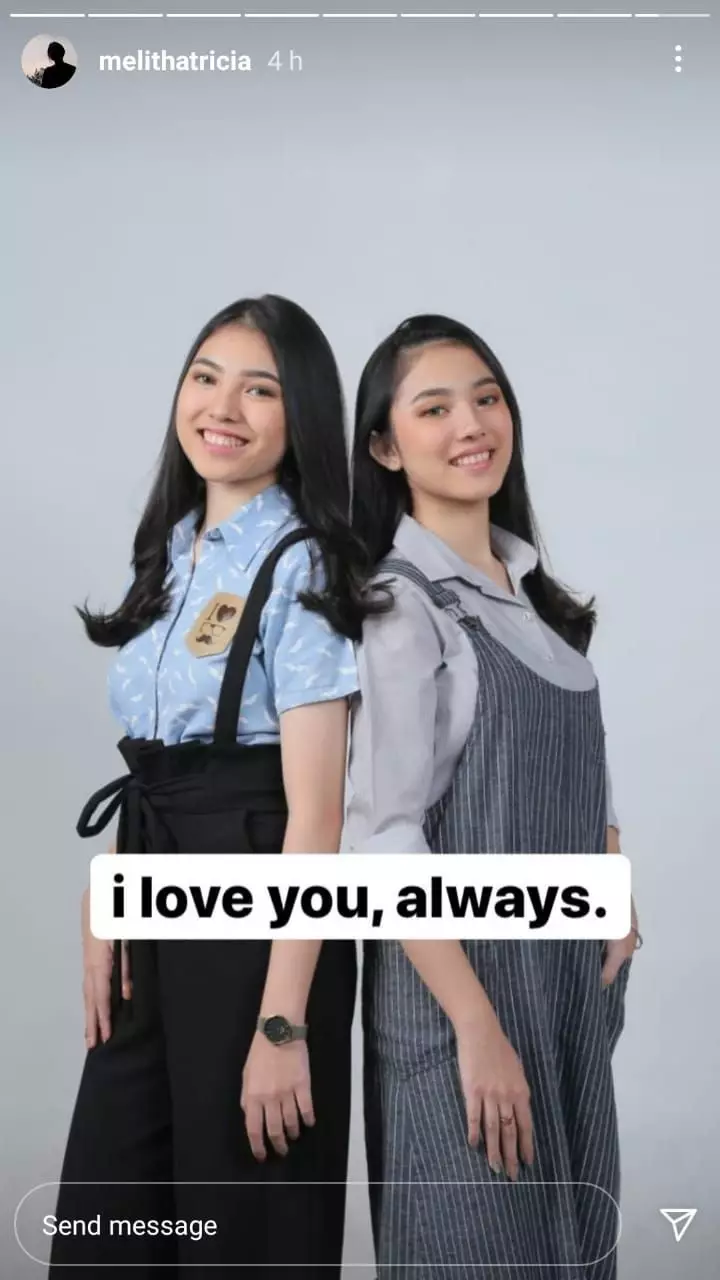 potret kenangan melisha dengan melitha © Instagram