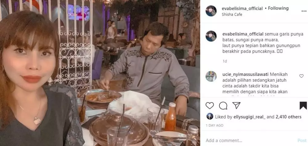 Unggahan Rohimah terenyuh © Instagram Unggahan Rohimah terenyuh © Instagram