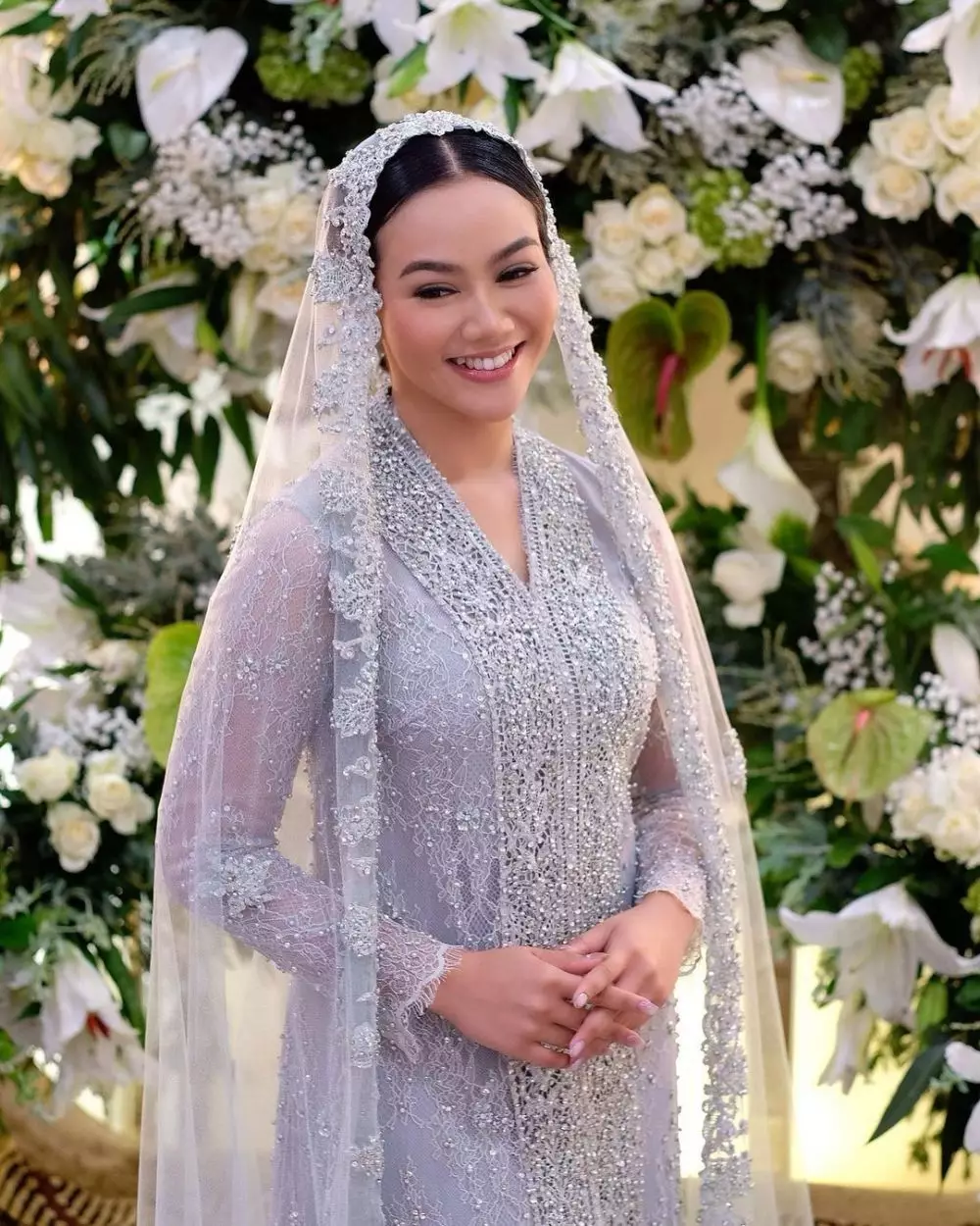 Yura Yunita saat pengajian © Instagram