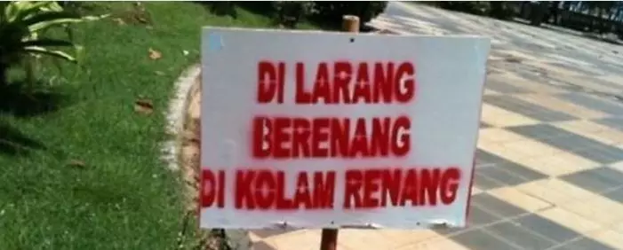 larangan unik yang cuma ada di Indonesia Berbagai sumber larangan unik yang cuma ada di Indonesia Berbagai sumber