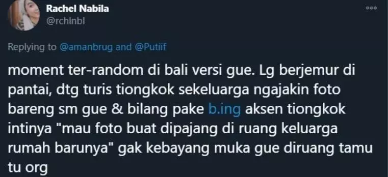 cuitan ngobrol dengan bule Twitter