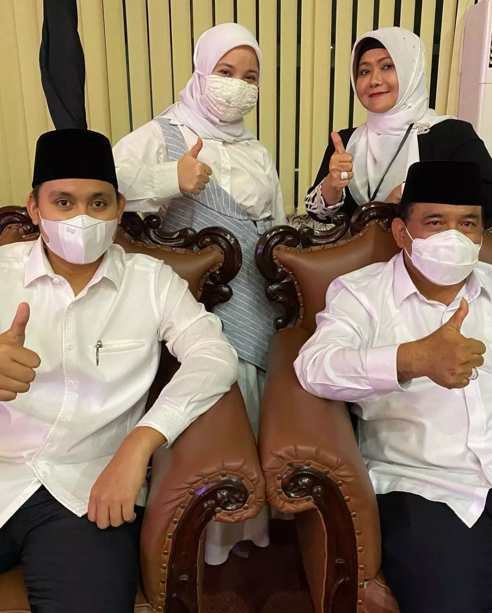 Momen Chacha Frederica dampingi suami © Instagram Momen Chacha Frederica dampingi suami © Instagram