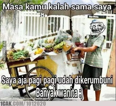 meme tukang sayur keliling Berbagai sumber