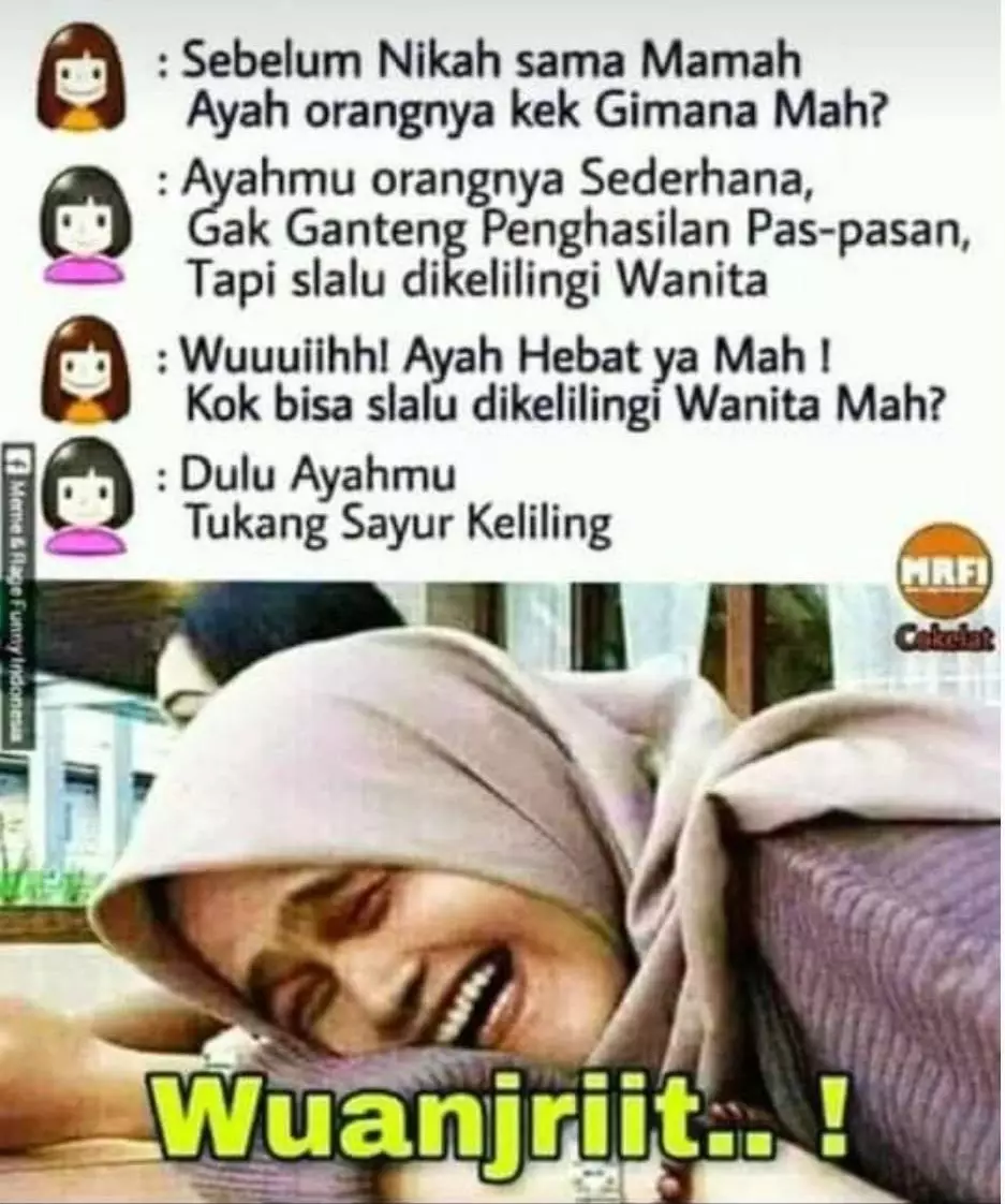 meme tukang sayur keliling Berbagai sumber