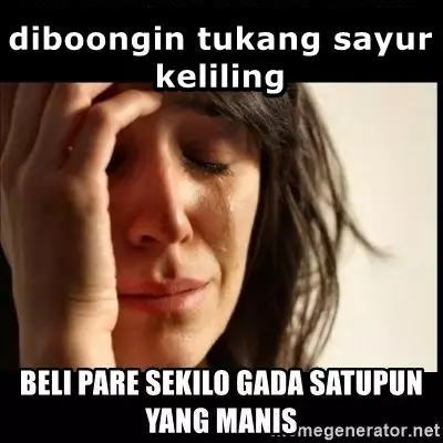 meme tukang sayur keliling Berbagai sumber