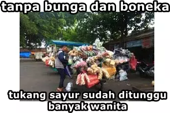 meme tukang sayur keliling Berbagai sumber