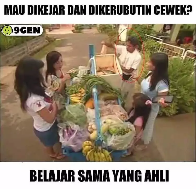 meme tukang sayur keliling Berbagai sumber