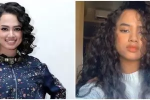 10 Potret terbaru Wizzy dengan rambut keriting, kece dan memesona