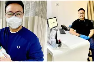 Viral dokter diberi amanah azankan bayi baru lahir, bikin haru
