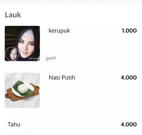 gambar menu aplikasi ojol © Berbagai Sumber