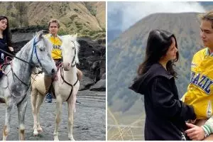 8 Momen liburan Dul Jaelani dan Tissa Biani di Bromo, bikin baper