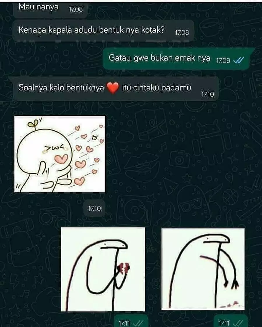 Balasan pedih chat PDKT berbagai sumber Balasan pedih chat PDKT berbagai sumber