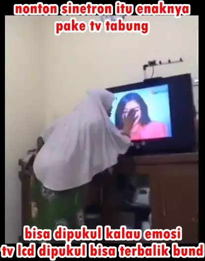meme lucu tv tabung Berbagai sumber