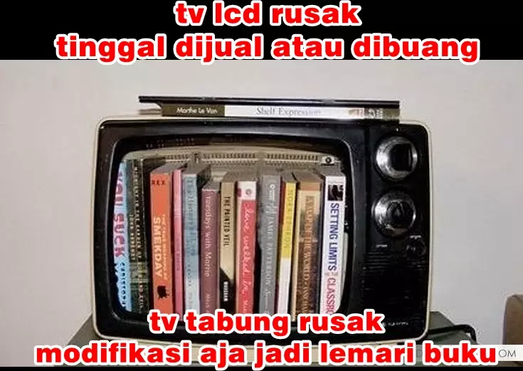 meme lucu tv tabung Berbagai sumber